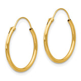 14k  Hoop Earrings