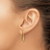 14k 1.25mm Endless Hoop Earring