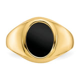 10k Onyx Mens Ring